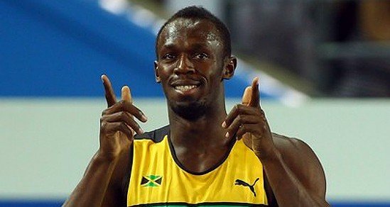 Bolt completes World Championships sprint double with 19.66secs performance