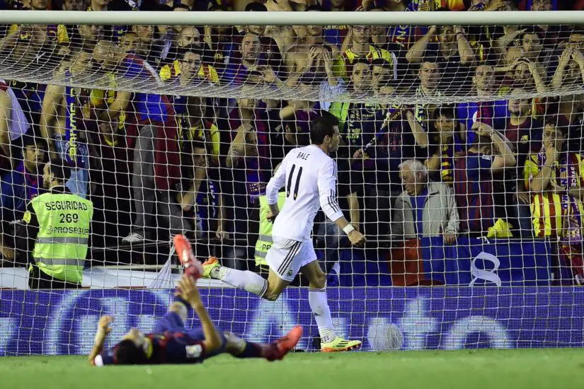 Video: Watch Gareth Bale Stunning Goal Against Barcelona In Copa del Rey final