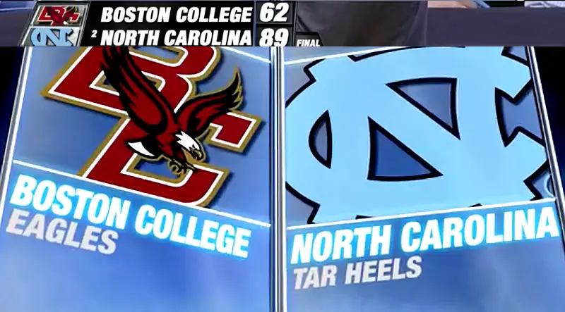 North Carolina Beat Boston College