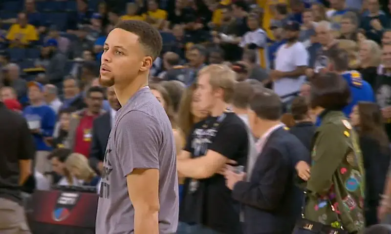 Warriors guard Stephen Curry