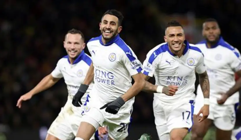 Riyadh Mahrez of Leicester in the Premier League