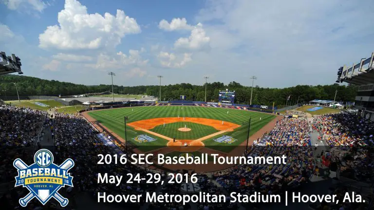 SEC Baseball Tournament Day 1 Schedule, Game Times