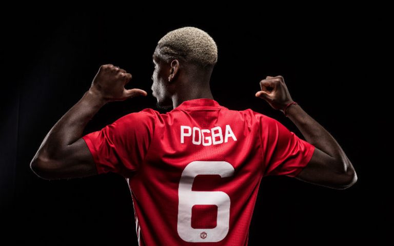 Manchester United: Pogba Wears No. 6 At Old Trafford