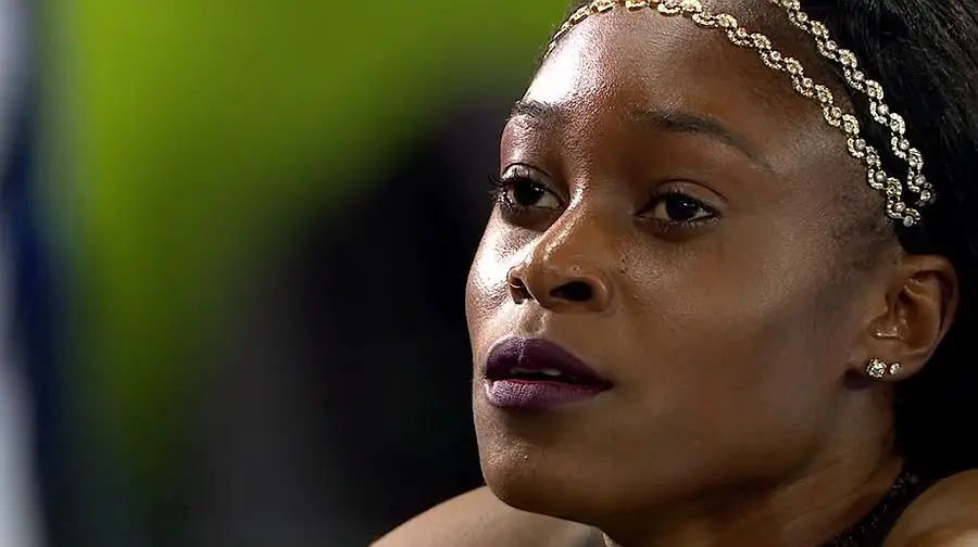 Olympic champion Elaine Thompson of Jamaica