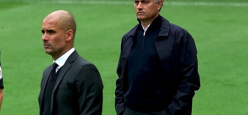 Pep Guardiola and Jose Mourinho