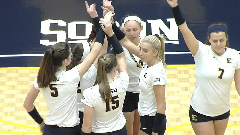 East Tennessee State Volleyball Team Reacts