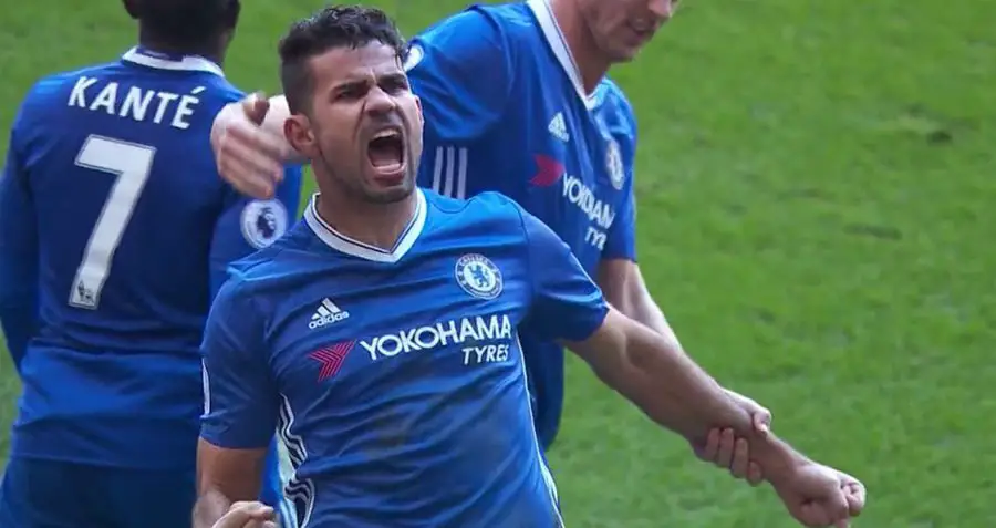 Diego Costa of Chelsea EPL