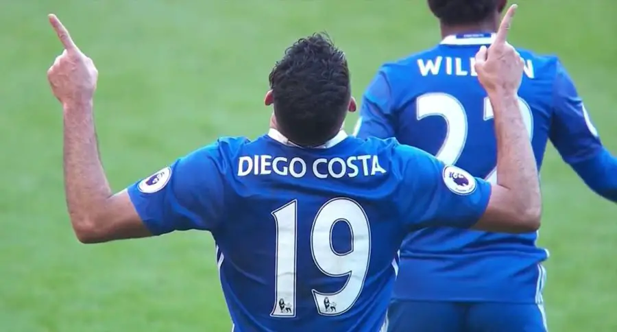 Diego Costa helps Chelsea lead the EPL standings