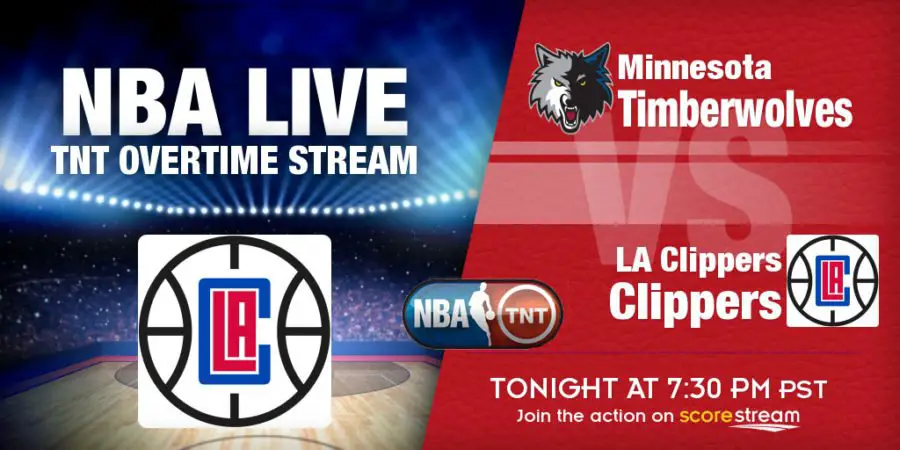 TNT Overtime NBA Live Stream: Clippers v Wolves on Jan. 19