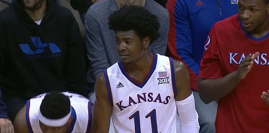 Josh Jackson of the Kansas Jayhawks