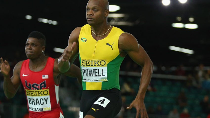 Asafa Powell of Jamaica