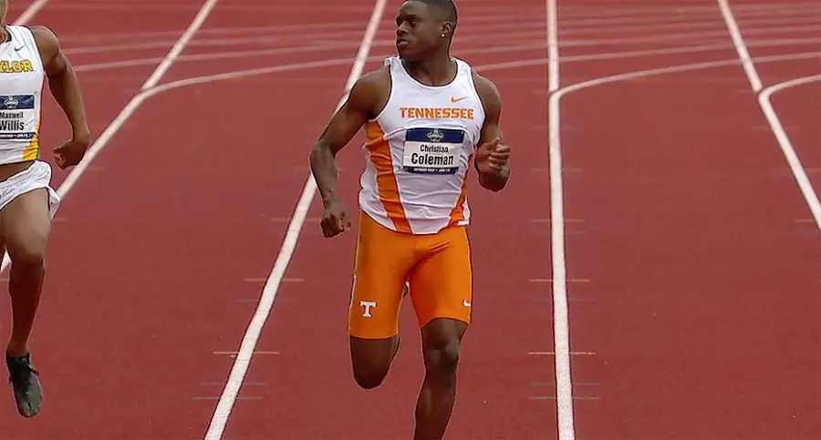 Christian Coleman of Tennessee