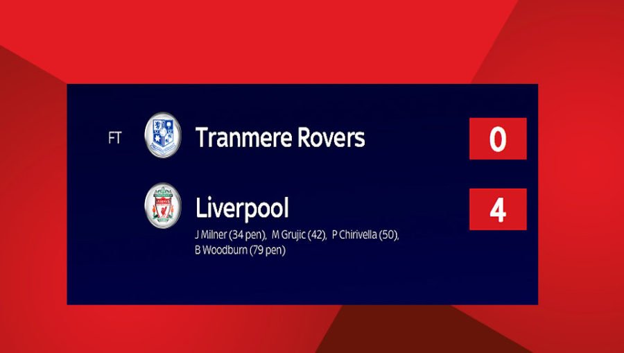 Liverpool v Tranmere