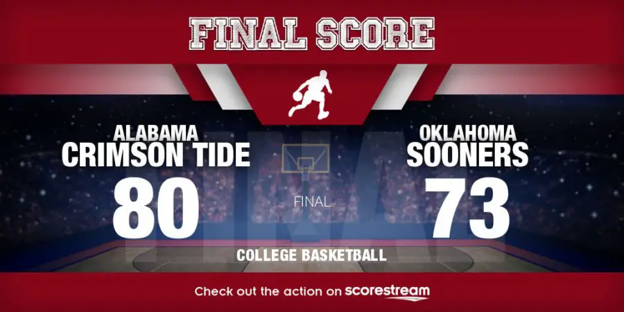 Read more about the article Sexton, Alabama Bounced Young, No. 12 Oklahoma