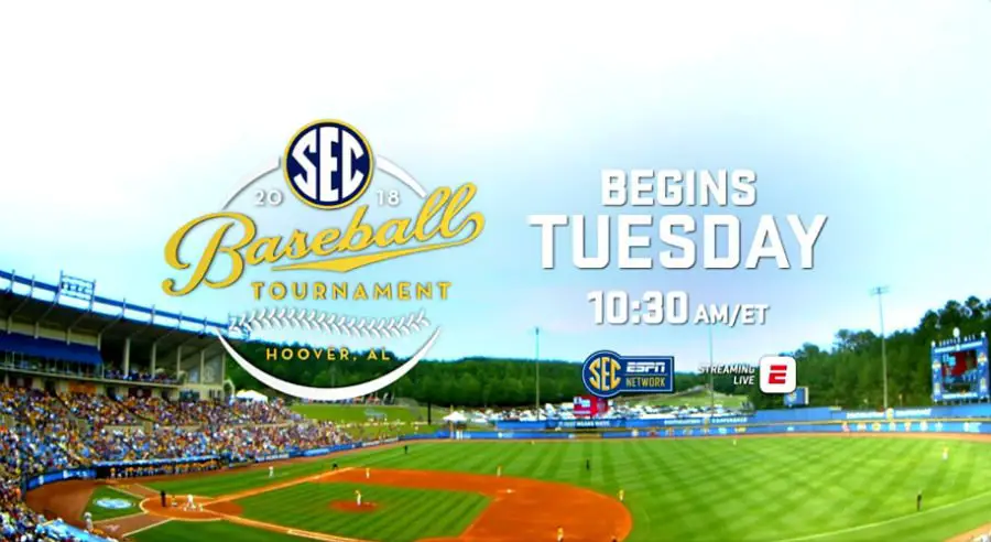 2018 SEC Baseball Tournament Schedule, Live Stream