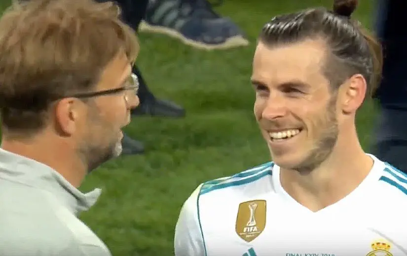 Gareth Bale and Jurgen Klopp