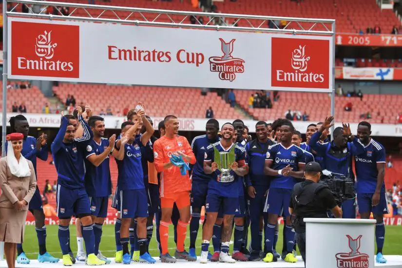 Lyon beat Arsenal in 2019 Emirates Cup