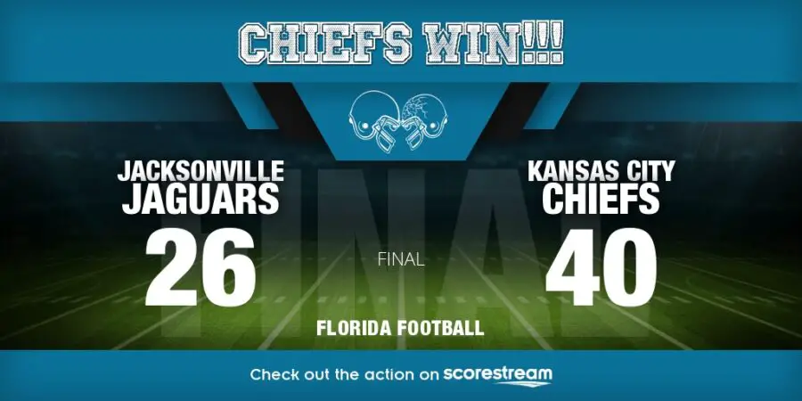 Kansas City Chiefs vs Jacksonville Jaguars