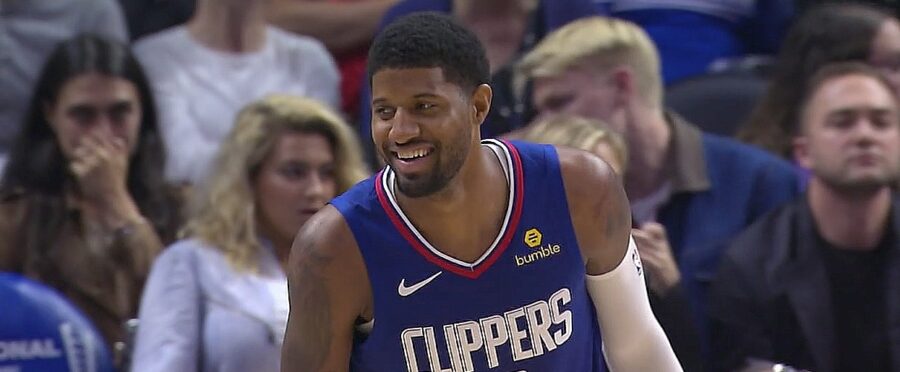 Paul George of the Los Angeles Clippers