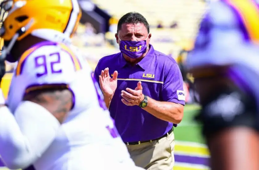 Read more about the article LSU’s Ed Orgeron: ‘They beat us, we have no excuse’