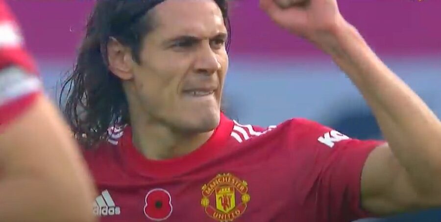 Edinson Cavani of Manchester United