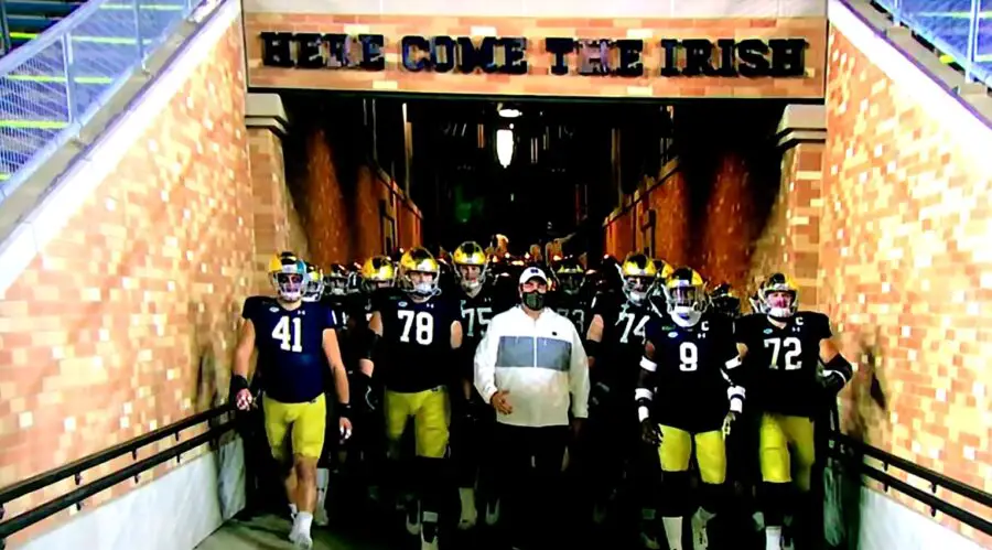 Notre Dame College Football Team Rose Bowl CFP