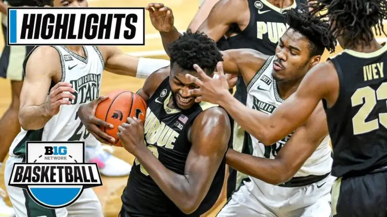 Highlights: Williams Leads Purdue To 55-54 Win Over No. 23 Michigan State