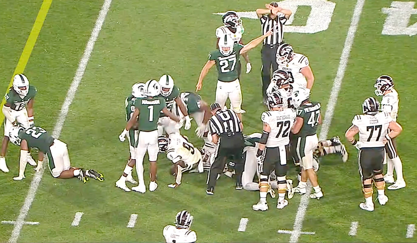 Michigan State beats Western Michigan in college football action