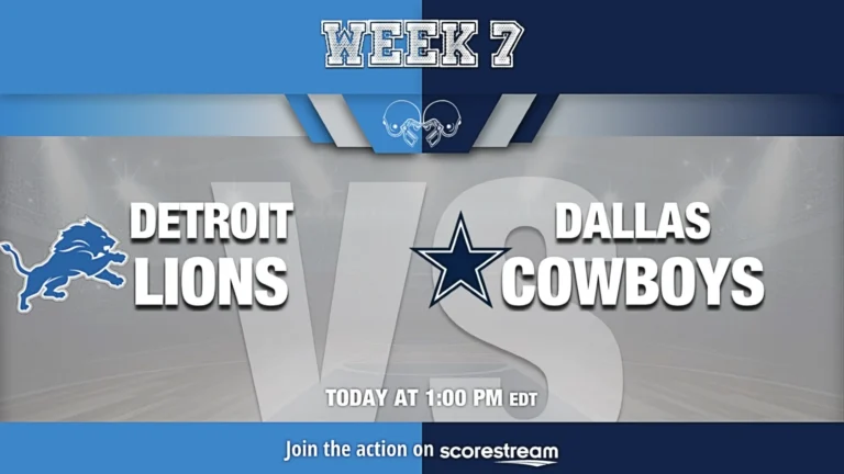 How to watch the Dallas Cowboys vs Detroit Lions? Injury report and game time