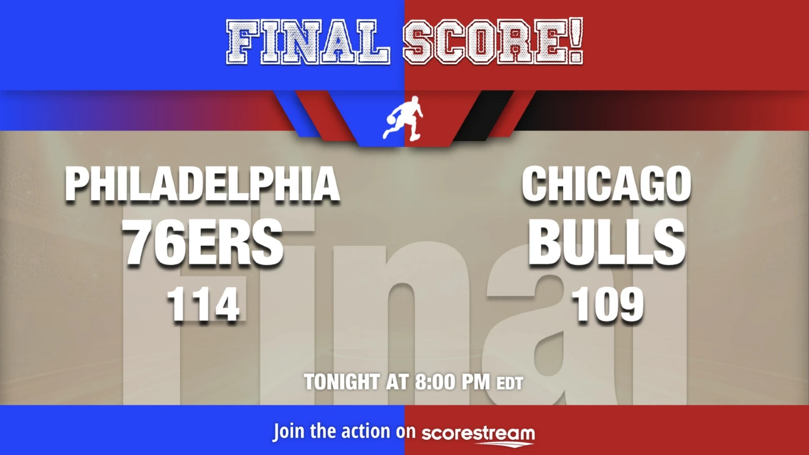 Philadelphia 76ers beat the Chicago Bulls 114-106