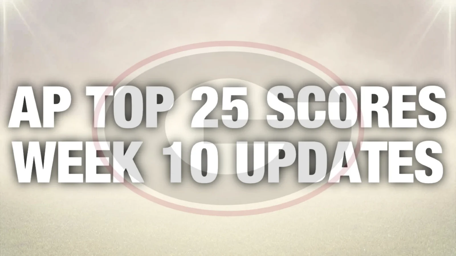 College Football AP Top 25 scores and results in Week 10