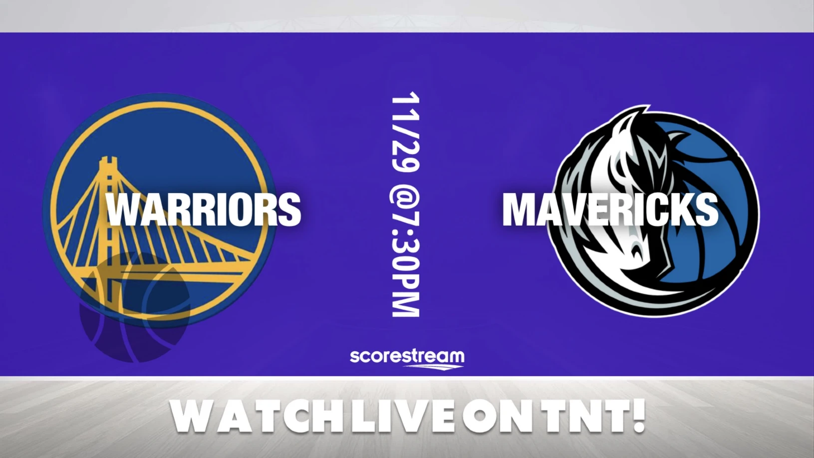 Watch Golden State Warriors vs Dallas Mavericks tonight on TNT