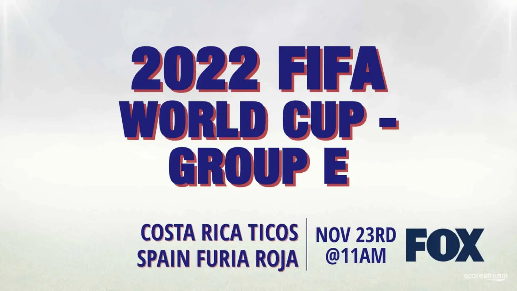Watch Costa Rica vs Spain FIFA World Cup 2022 live streaming coverage
