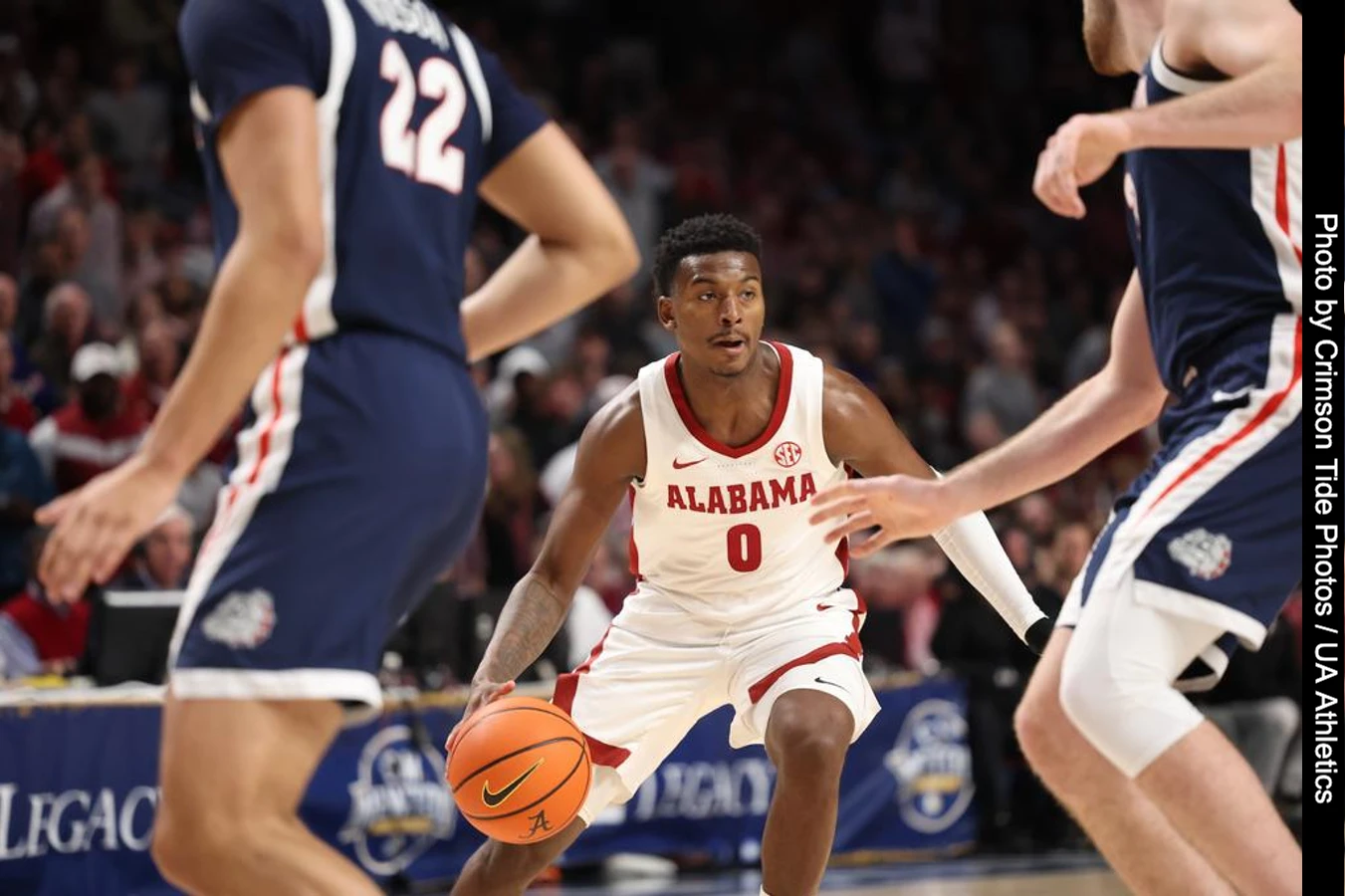 Alabama Guard Mark Sears in action college basketball action