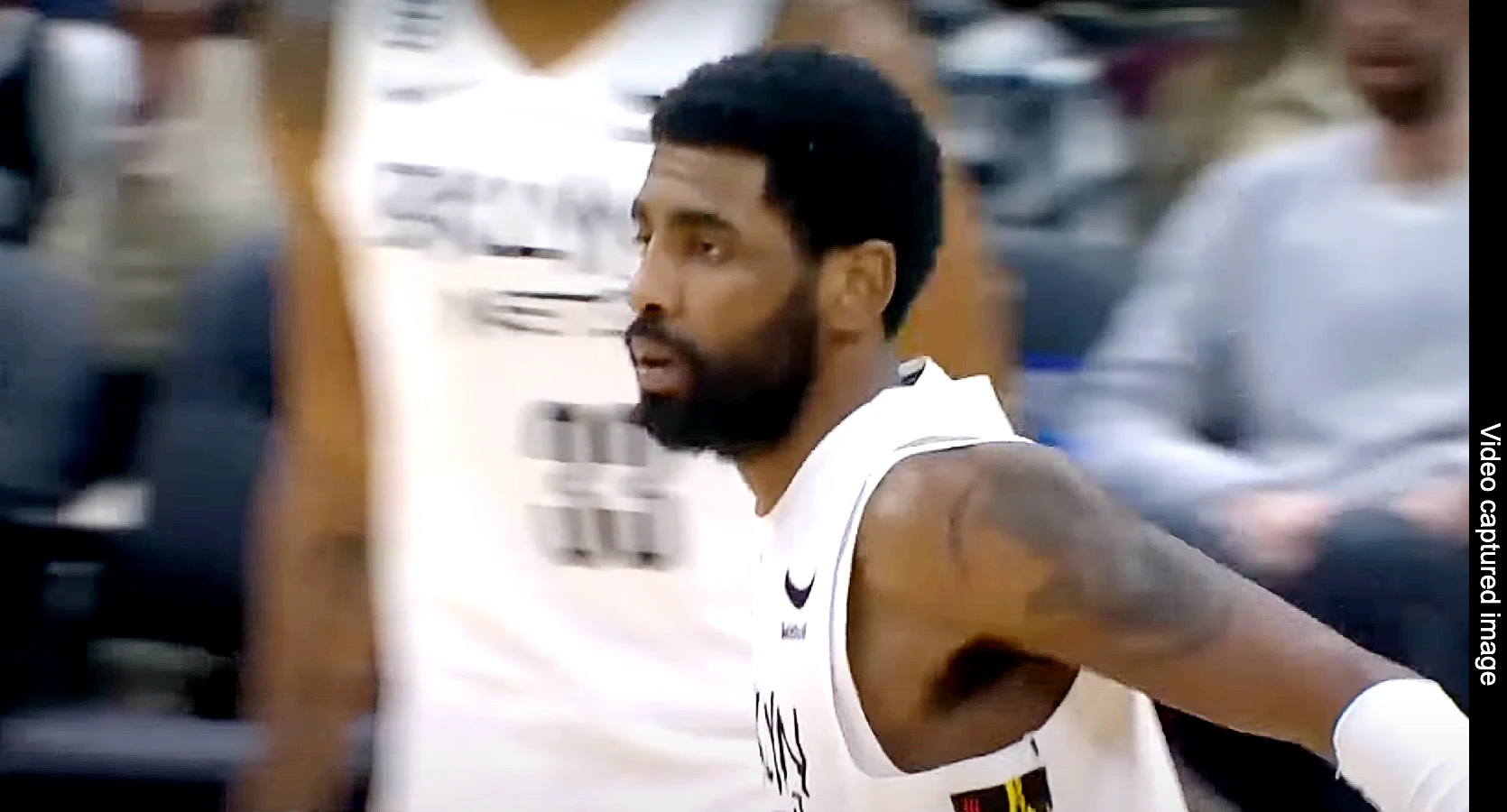 Kyrie Irving of the Brooklyn Nets in NBA results and scores action
