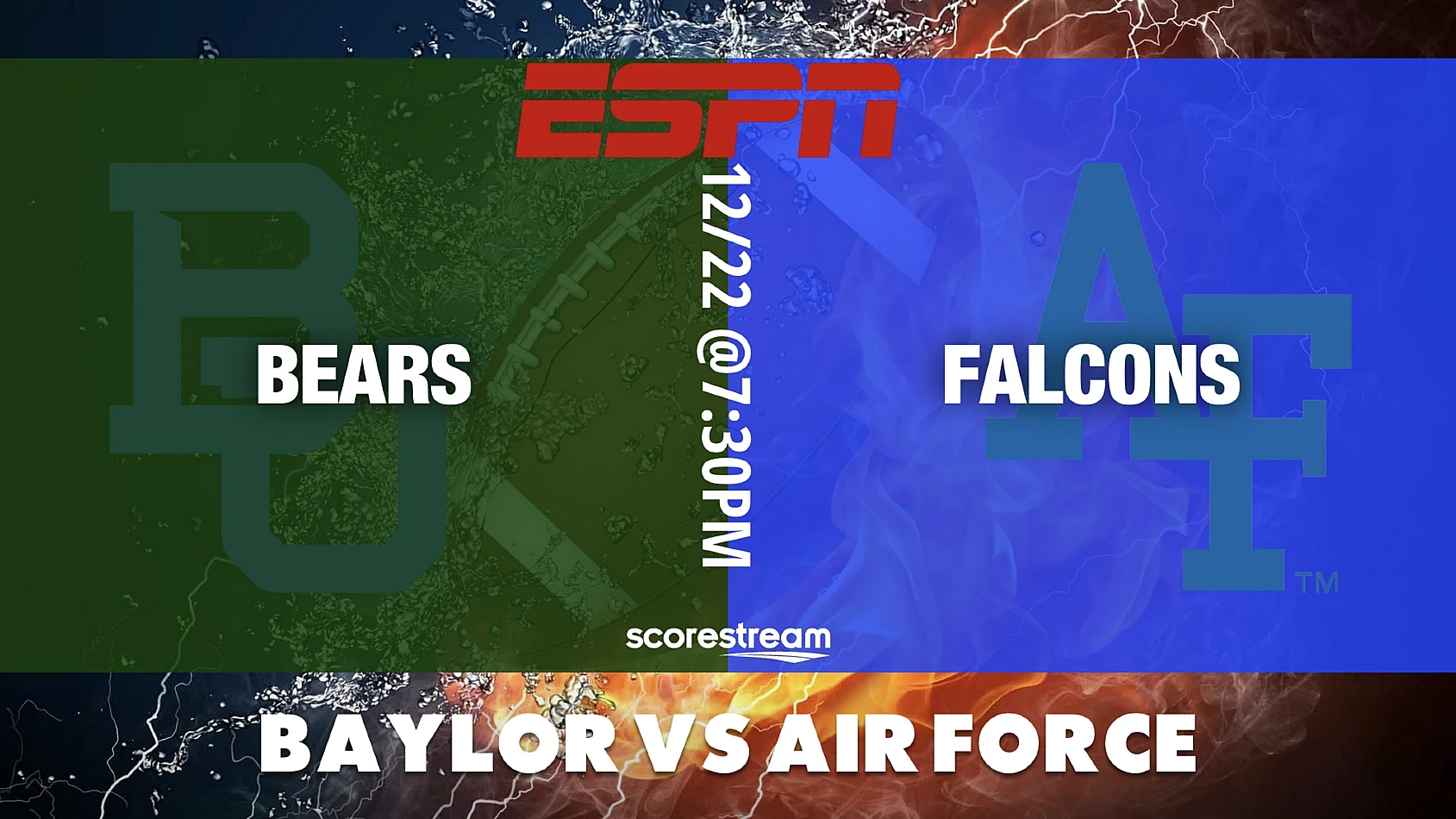 Watch the Baylor Bears vs the Air Force Falcons live Lockheed Martin Armed Forces Bowl 2022