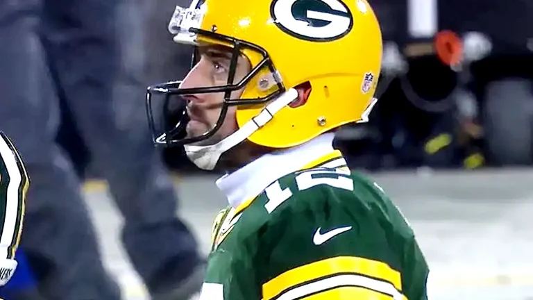 Aaron Rodgers of the Green Bay Packers during a NFL game