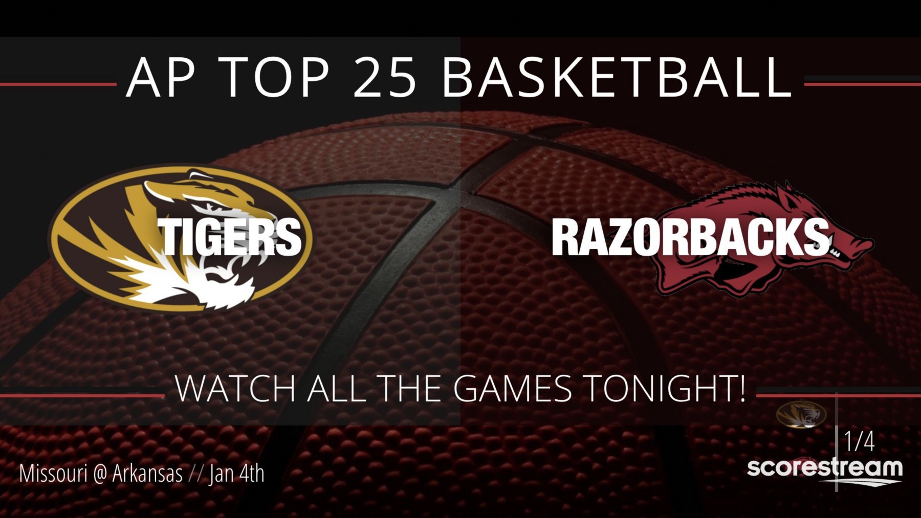 Watch AP Top 25 basketball schedule tonight
