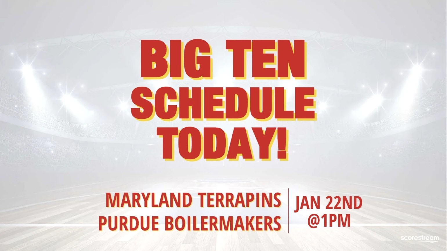 Big Ten men's basketball schedule today on Jan. 22