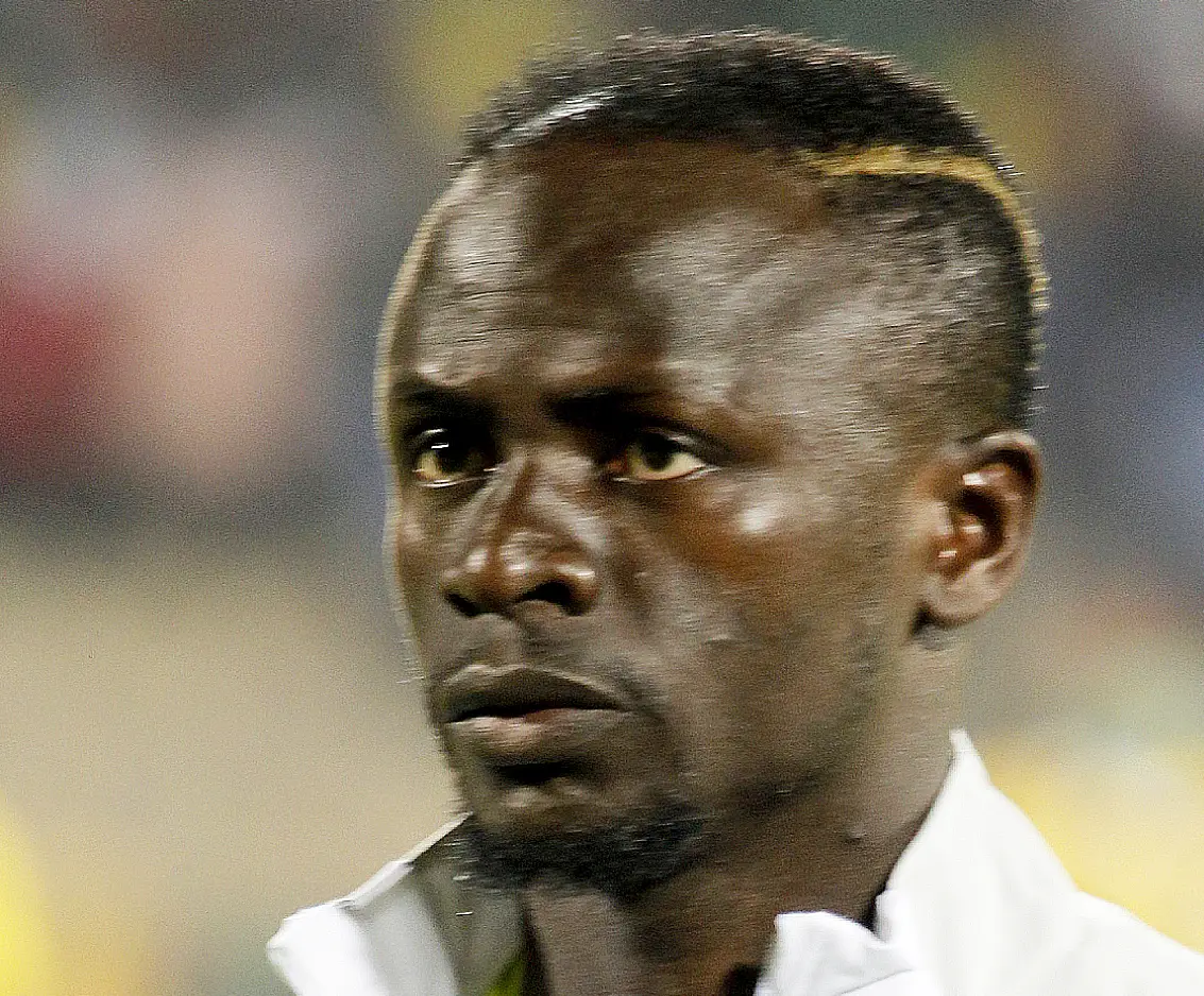 Sadio Mane of Senegal looks on before a football game