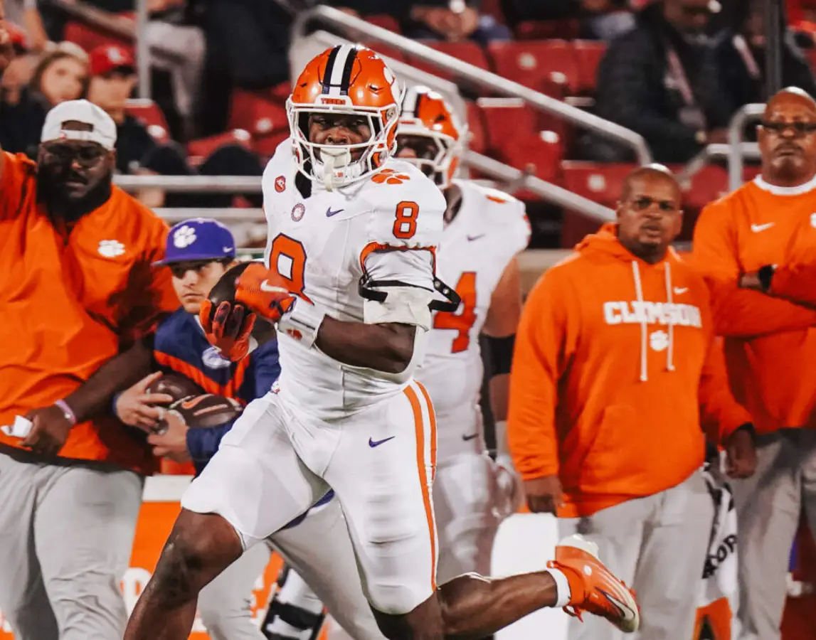 Randall Adam of the Clemson Tigers